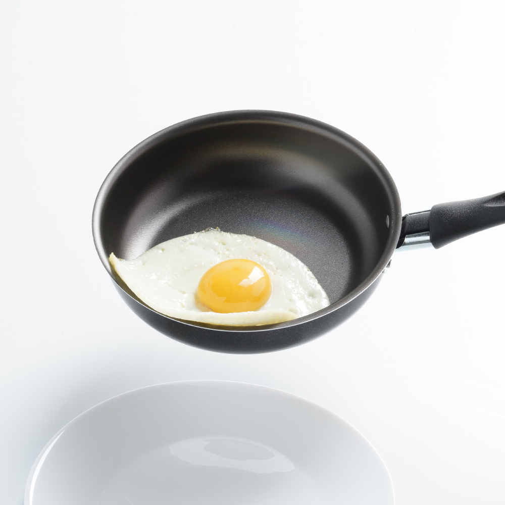 UNIVERSAL EGG FRYING PAN 5,5¨+ GLASS LID – CACEROLA PARA HUEVOS 14