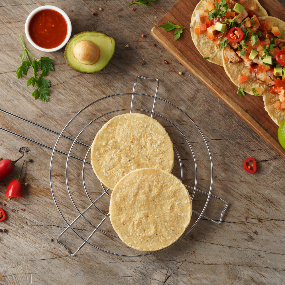 AREPA GRILL & TORTILLA Grill, Made with Heat Resistant Enamel