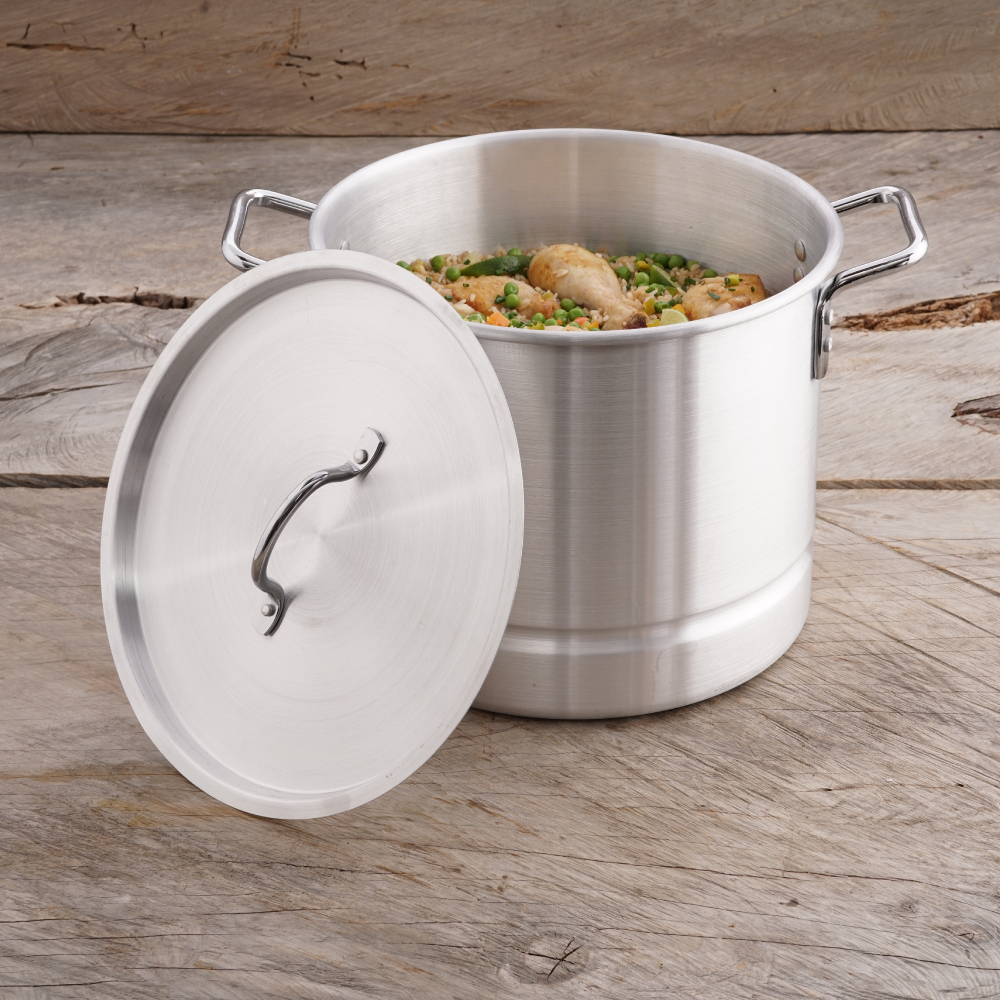 UNIVERSAL ALUMINUM STOCKPOT SET 8-12-16 QT – SET DE OLLAS