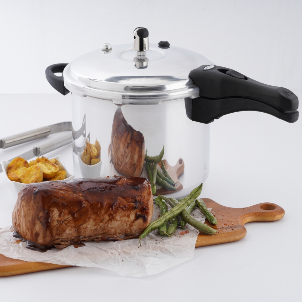 Olla de Presión Eléctrica 6L Silver Multi-Function Cooker